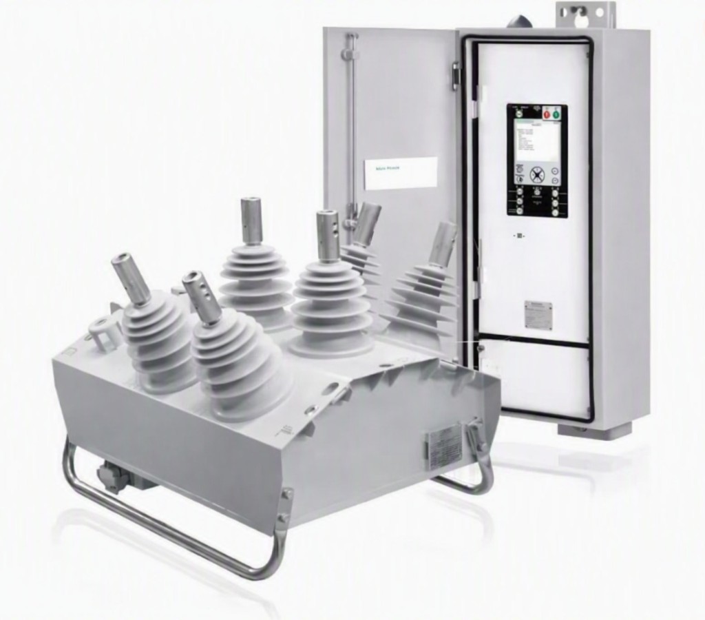 Inspection of a pole-mounted energy cabinet